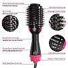 Airtree Hot Air Brush 3 in 1 One Step Hair Dryer and Styler Volumizer for Straightening, Curling 