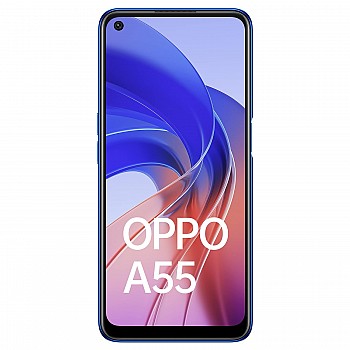 Oppo A55 (Rainbow Blue, 6GB RAM, 128GB Storage) Refurbished