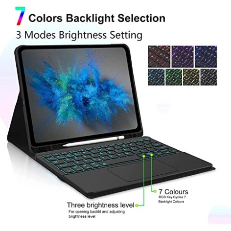 typecase Detachable Keyboard for 10.2 Inch iPad 9th 8th 7th Gen, iPad Air 3 10.5 Inch, iPad Pro-10.5" Multi Angle, Flip Stand Cover with Pencil Holder typecase Detachable Keyboard for 10.2 Inch iPad 9th 8th 7th Gen, iPad Air 3 10.5 Inch, iPad Pro-10.5" Multi Angle, Flip Stand Cover with Pencil Holder