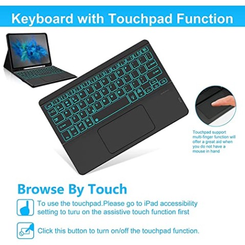 typecase Detachable Keyboard for 10.2 Inch iPad 9th 8th 7th Gen, iPad Air 3 10.5 Inch, iPad Pro-10.5" Multi Angle, Flip Stand Cover with Pencil Holder typecase Detachable Keyboard for 10.2 Inch iPad 9th 8th 7th Gen, iPad Air 3 10.5 Inch, iPad Pro-10.5" Multi Angle, Flip Stand Cover with Pencil Holder