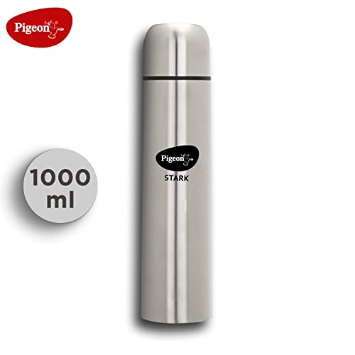 Pigeon Stainless Steel Therminox Stark 1000 ml Water Bottle Silver Pigeon Stainless Steel Therminox Stark 1000 ml Water Bottle Silver