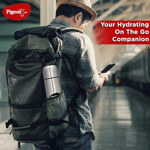 Pigeon Stainless Steel Therminox Stark 1000 ml Water Bottle Silver Pigeon Stainless Steel Therminox Stark 1000 ml Water Bottle Silver