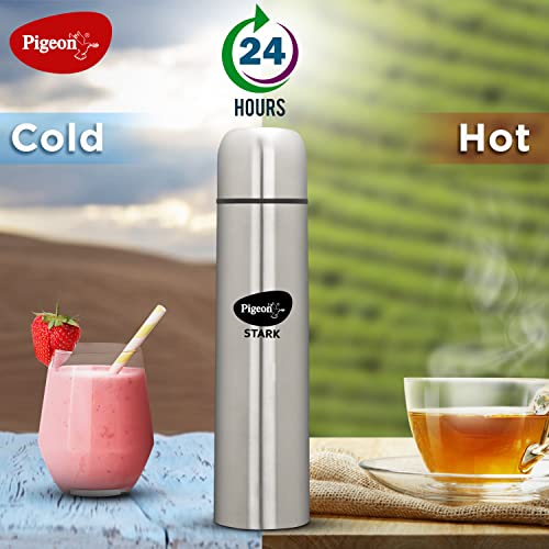 Pigeon Stainless Steel Therminox Stark 1000 ml Water Bottle Silver Pigeon Stainless Steel Therminox Stark 1000 ml Water Bottle Silver