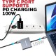 Honeywell High-Speed 3-in-1 Type C to HDMI Adapter, PD Charging Upto100W, USB3.0 Delivers Quick Transfer Speed of 5GBPS, UHD 4K@30Hz