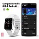 CrossBeats Ignite Pro Smart Watch for Men and women (Ice Silver)