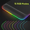 Archer Tech Lab Quiver 200 Gaming Mousepad, 15 RGB Modes, Wrist Rest Hard Mousepad