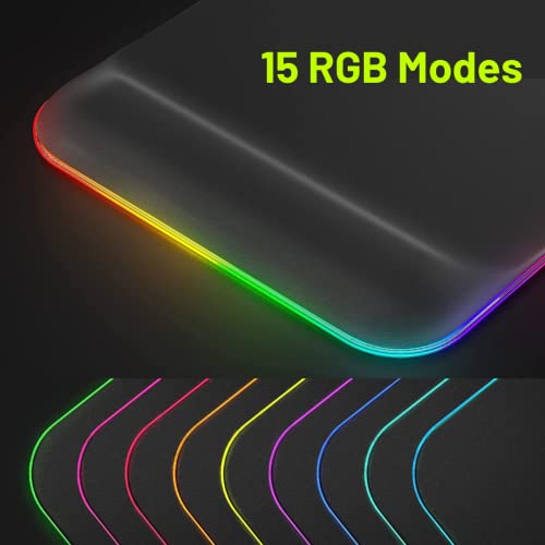 Archer Tech Lab Quiver 200 Gaming Mousepad, 15 RGB Modes, Wrist Rest Hard Mousepad Archer Tech Lab Quiver 200 Gaming Mousepad, 15 RGB Modes, Wrist Rest Hard Mousepad
