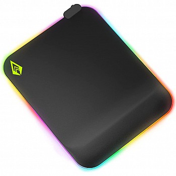 Archer Tech Lab Quiver 200 Gaming Mousepad, 15 RGB Modes, Wrist Rest Hard Mousepad