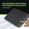 Archer Tech Lab Quiver 200 Gaming Mousepad, 15 RGB Modes, Wrist Rest Hard Mousepad