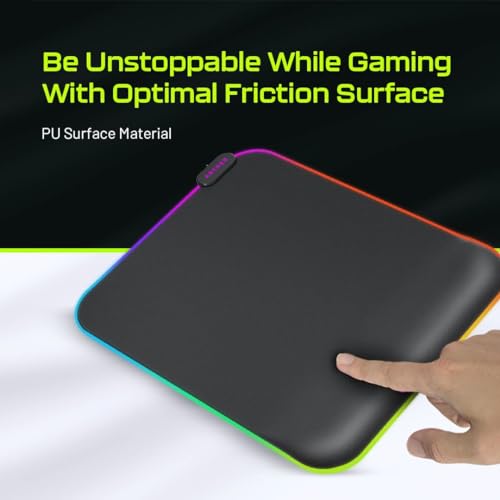 Archer Tech Lab Quiver 200 Gaming Mousepad, 15 RGB Modes, Wrist Rest Hard Mousepad Archer Tech Lab Quiver 200 Gaming Mousepad, 15 RGB Modes, Wrist Rest Hard Mousepad