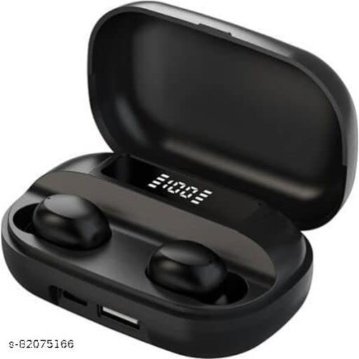 AIRTREE T2 TWS 5.0 Bluetooth In Ear Earphone Power Bank with led Display Earbuds Compatible for All Smartphone (Black) AIRTREE T2 TWS 5.0 Bluetooth In Ear Earphone Power Bank with led Display Earbuds Compatible for All Smartphone (Black)