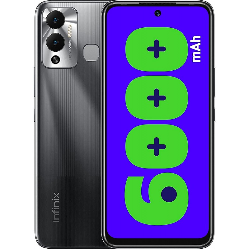 Infinix HOT 12 Play (Racing Black, 4GB RAM 64GB Storage) Refurbished