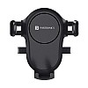 Portronics Clamp Y Adjustable Air Vent Mobile Holder for Car with 360° Rotational, One Click Release Button Black)