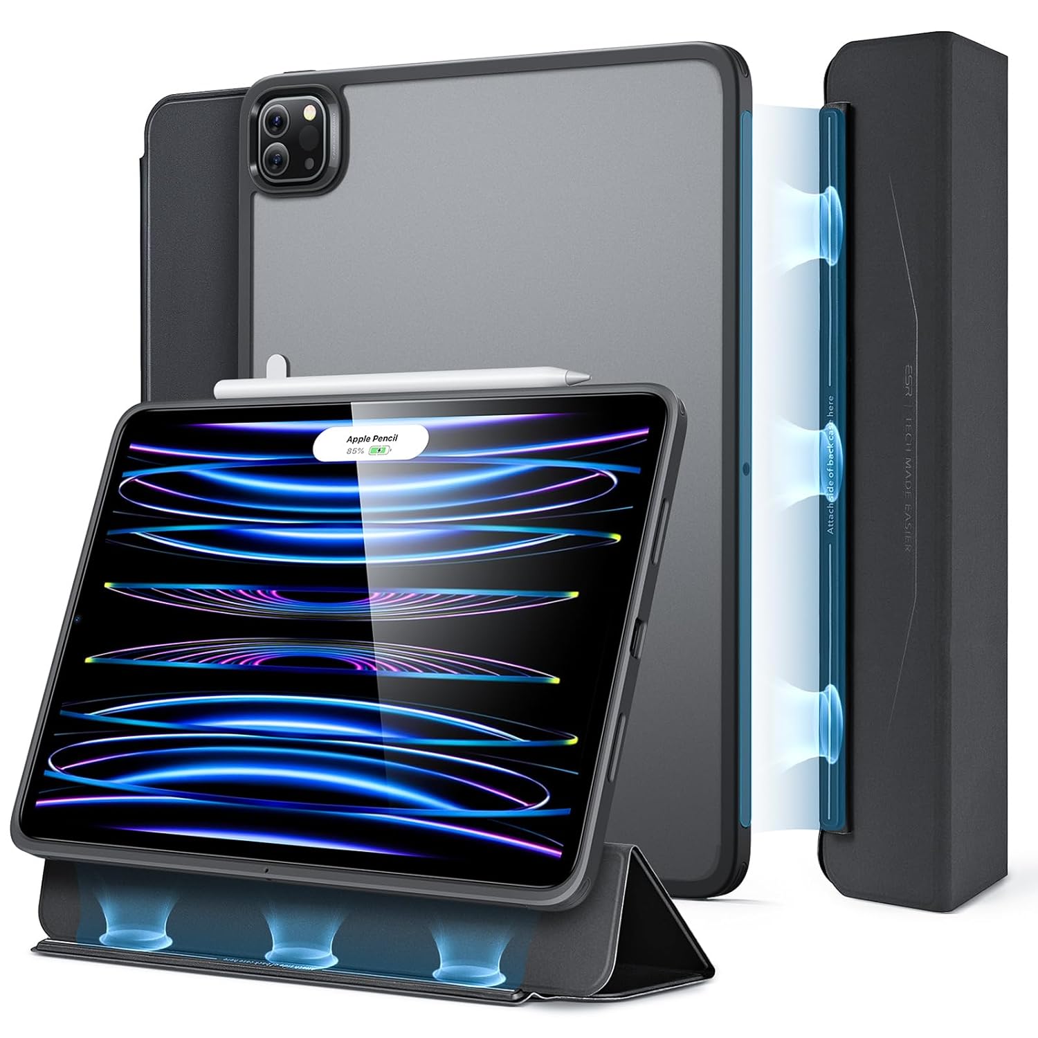 iPad Pro 11 第2世代/Pencil2/USキーボード/ESRケース ESR for iPad Pro 11 inch Case (2022/2021, 4th/3rd Generation