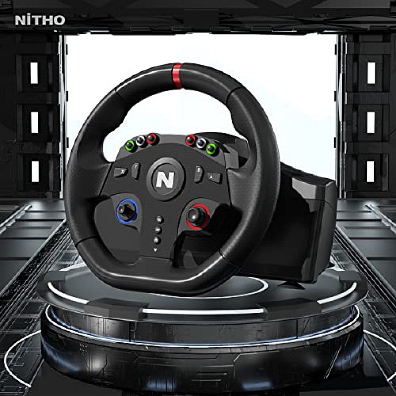 NiTHO Drive Pro ONE Gaming Racing Wheel with Separate Shifter and Floor Pedals, Steering Wheel for PC, PS4, Xbox One, Xbox Series