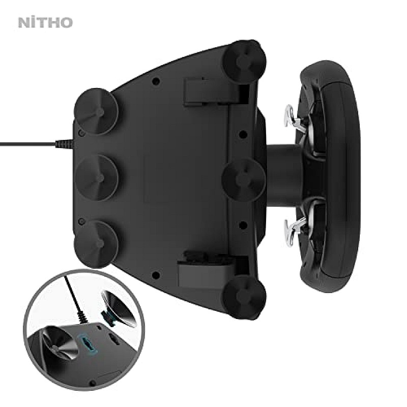 NiTHO Drive Pro ONE Gaming Racing Wheel with Separate Shifter and Floor Pedals, Steering Wheel for PC, PS4, Xbox One, Xbox Series