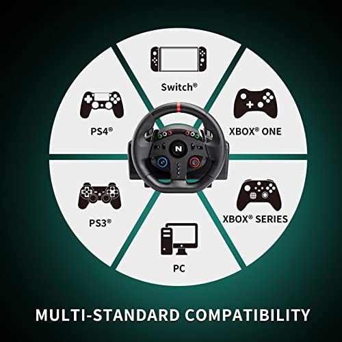 NiTHO Drive Pro ONE Gaming Racing Wheel with Separate Shifter and Floor Pedals, Steering Wheel for PC, PS4, Xbox One, Xbox Series