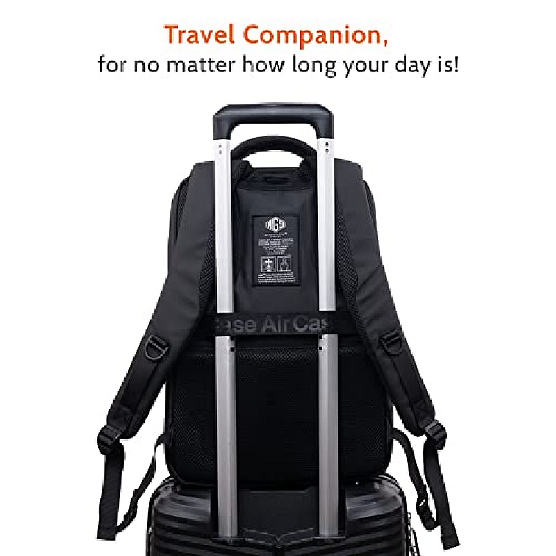 AirCase Anti-Gravity Backpack for Men  Women Weight Reducing 15.6 Laptop Bag for Travel  Office Ergonomic Technology