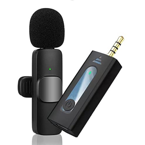 AIRTREE Wireless Collar Microphone Lapel Lavalier Omnidirectional Mic Plug and Play Mike for Vlogging Interview Live Streaming YouTube AIRTREE Wireless Collar Microphone Lapel Lavalier Omnidirectional Mic Plug and Play Mike for Vlogging Interview Live Streaming YouTube