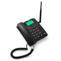 Hola F100 FWP Fixed landline Phone,Wireless with LCD Display, Quad Band,Dual Sim,Voice Recording,Auto Answering