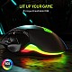 Archer Tech Lab Recurve 300 Wired Gaming Mouse,12000 Dpi Compatible with Pc Mac Black