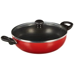 Butterfly Rapid Non Stick Cookware 3 Pcs Set Induction Base,Aluminium, Red Butterfly Rapid Non Stick Cookware 3 Pcs Set Induction Base,Aluminium, Red