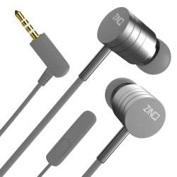 Zinq Technologies ZQEP-222-BASSIST Wired in Ear Earphone with Mic (Silver)