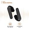 Amazon Basics Bluetooth 5.0 Truly Wireless in Ear Earbuds with mic, Up to 38 Hours Playtime, IPX-5 Rated, Type-C Charging Case, Touch Controls, Voice Asst Black