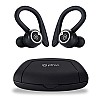 pTron Bassbuds Sports V2 Bluetooth 5.3 Headphone with Mic, Earhooks, 48Hrs Playtime