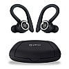 pTron Bassbuds Sports V2 Bluetooth 5.3 Headphone with Mic, Earhooks, 48Hrs Playtime