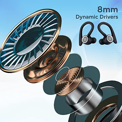pTron Bassbuds Sports V2 Bluetooth 5.3 Headphone with Mic, Earhooks, 48Hrs Playtime pTron Bassbuds Sports V2 Bluetooth 5.3 Headphone with Mic, Earhooks, 48Hrs Playtime