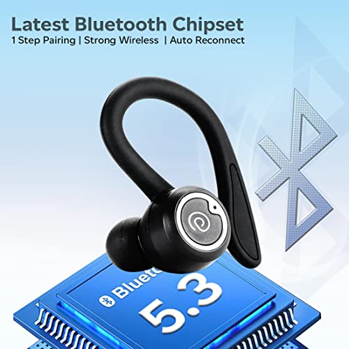 pTron Bassbuds Sports V2 Bluetooth 5.3 Headphone with Mic, Earhooks, 48Hrs Playtime pTron Bassbuds Sports V2 Bluetooth 5.3 Headphone with Mic, Earhooks, 48Hrs Playtime