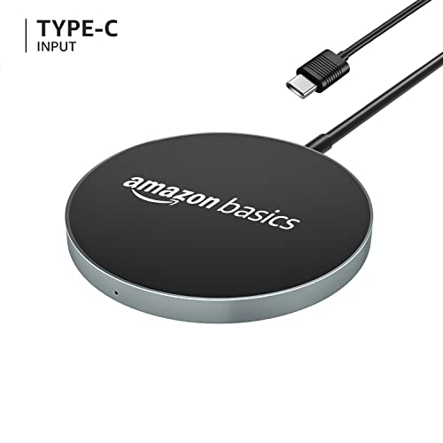 AmazonBasics Magnetic Wireless Charger 15W Fast Charging Circular Pad Compatible with iPhone AmazonBasics Magnetic Wireless Charger 15W Fast Charging Circular Pad Compatible with iPhone