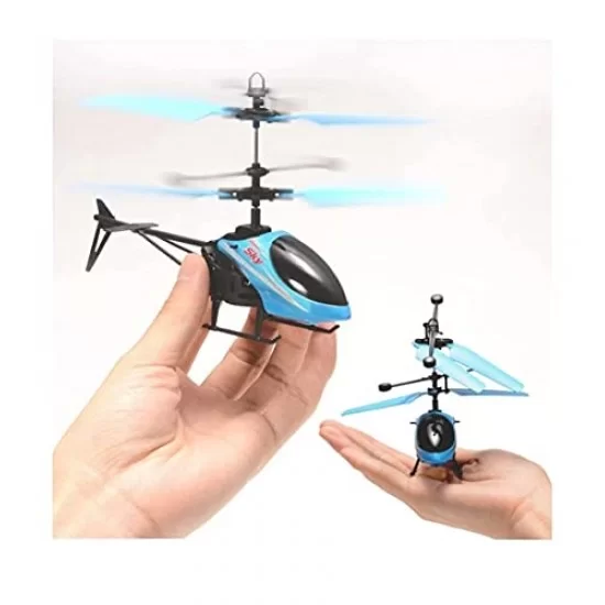 Airtree Remote Control Helicopter Hand Sensor Flying Helicopter Gravity Sensor Rechargeable Indoor Toys for Kids Multicolor