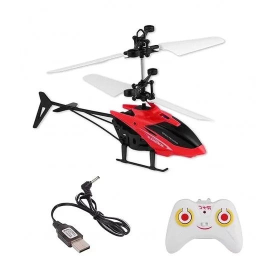 Airtree Remote Control Helicopter Hand Sensor Flying Helicopter Gravity Sensor Rechargeable Indoor Toys for Kids Multicolor