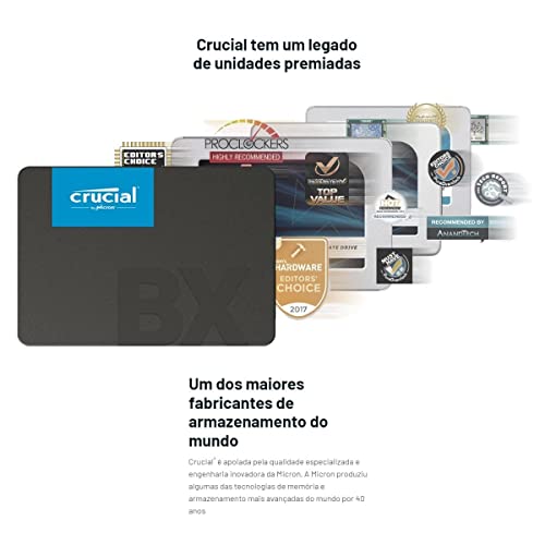 Crucial BX500 500GB 2.5-inch SATA 3D NAND Internal SSD Upto 550 MB/s Crucial BX500 500GB 2.5-inch SATA 3D NAND Internal SSD Upto 550 MB/s