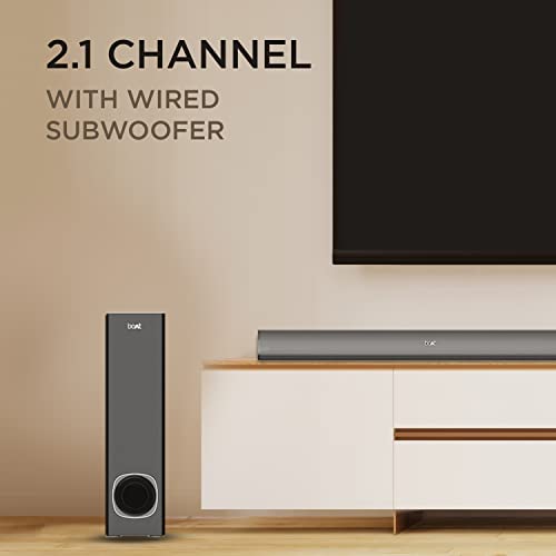 boAt Aavante Bar 1200N Bluetooth Soundbar with 100W RMS Signature Sound, 2.1 Channel, Multi-Compatibility (Premium Black) boAt Aavante Bar 1200N Bluetooth Soundbar with 100W RMS Signature Sound, 2.1 Channel, Multi-Compatibility (Premium Black)