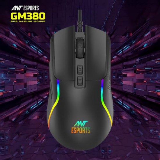Ant Esports GM610 7D Crystal Full RGB Gaming Mouse White