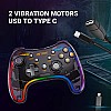 Ant Esports GP310R Wireless Game-Pad with Neon RGB, Support PS4, PS3, Xbox360 Gaming Console