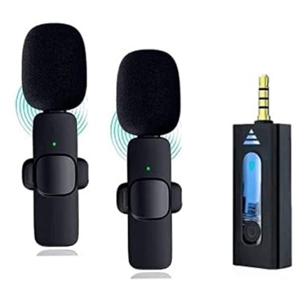 Careflection K-35 3.5mm Aux Dual Receivers (2 - Mics, 1 Input) Wireless Collar Microphone Lapel Lavalier Mic Plug & Play , Black Careflection K-35 3.5mm Aux Dual Receivers (2 - Mics, 1 Input) Wireless Collar Microphone Lapel Lavalier Mic Plug & Play , Black