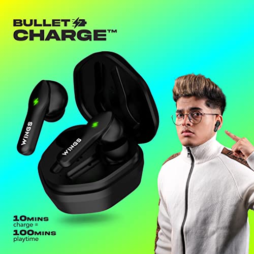 Wings Phantom 260 Truly Wireless in Ear Earbuds BLACK Wings Phantom 260 Truly Wireless in Ear Earbuds BLACK