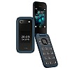 Nokia 2660 Flip 4G Volte keypad Phone with Dual SIM, Dual Screen, inbuilt MP3 Player & Wireless FM Radio | Blue