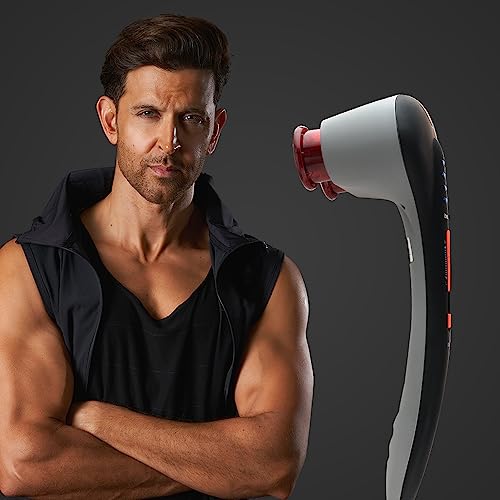 beatXP Thunder Elite Double Headed Full Body Massager Machine for Pain Relief with 3 Attachment Pairs Jade Black beatXP Thunder Elite Double Headed Full Body Massager Machine for Pain Relief with 3 Attachment Pairs Jade Black