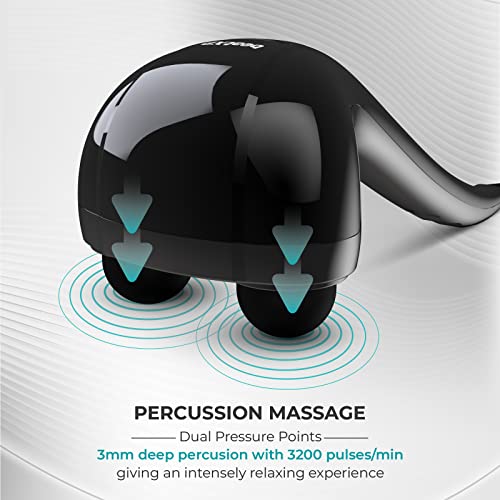 beatXP Thunder Elite Double Headed Full Body Massager Machine for Pain Relief with 3 Attachment Pairs Jade Black beatXP Thunder Elite Double Headed Full Body Massager Machine for Pain Relief with 3 Attachment Pairs Jade Black
