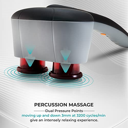 beatXP Thunder Elite Double Headed Full Body Massager Machine for Pain Relief with 3 Attachment Pairs Jade Black beatXP Thunder Elite Double Headed Full Body Massager Machine for Pain Relief with 3 Attachment Pairs Jade Black