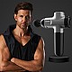 beatXP Flash Massage Gun, Body Massager Touch Button Percussion Gun Back Massager for Women & Men Metallic Silver