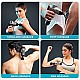 beatXP Flash Massage Gun, Body Massager Touch Button Percussion Gun Back Massager for Women & Men Metallic Silver