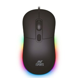 Ant Esports GM40 Wired Optical Gaming Mouse with RGB LED, Lightweight and Ergonomic Design, DPI Upto 2400
