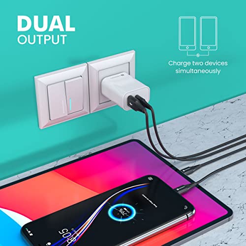 Portronics Adapto 44 20W Fast Wall Charger Adapter Type C White