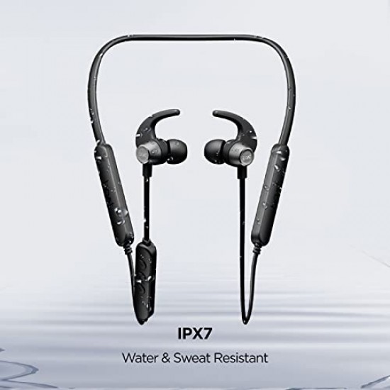 boAt Rockerz 255 ANC Bluetooth Neckband with 100 Hours Playback, Spatial Audio, 32dB ANC (Raven Black)